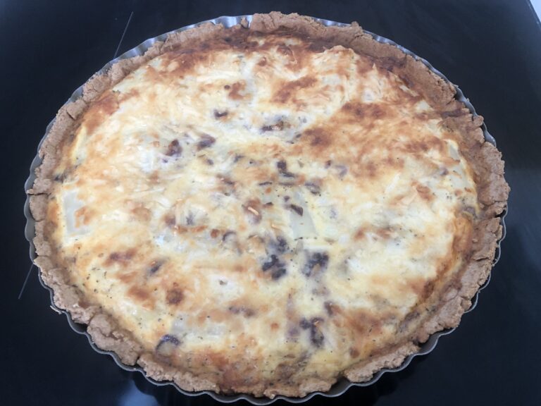 Spargel-Quiche mit Mürbteig