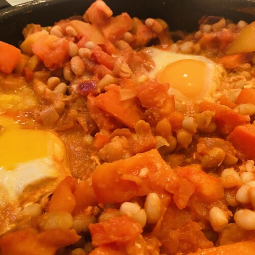 Bohneneintopf á la Shakshuka