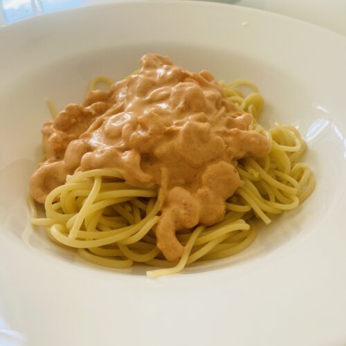 Shrimps Spaghetti