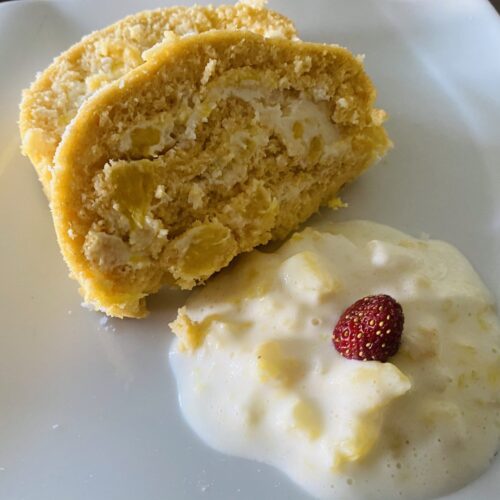 karibische Biskuitroulade