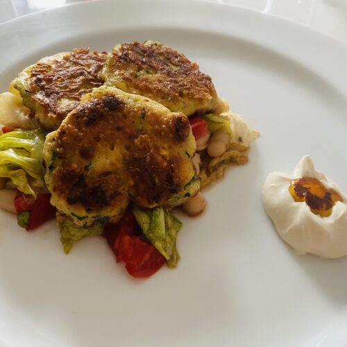 Zucchini-Parmesan-Puffer