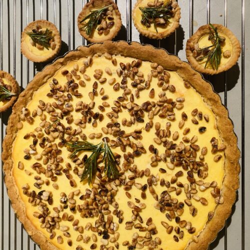 Orangen-Ricotta-Tarte