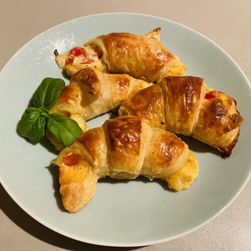 pikant gefüllte Kipferl